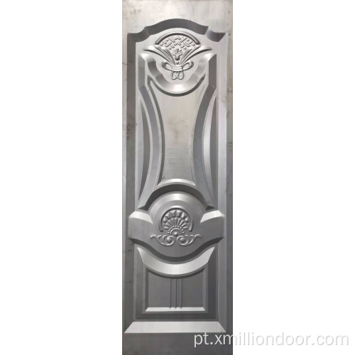 Pele de porta de aço com design elegante